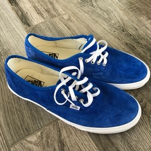 Men’s Blue Suede Vans